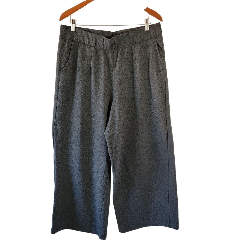 TORRID Heather Gray Pull-On Ankle Sweatpant Plus Sz 1X Elastic Waist Loungewear